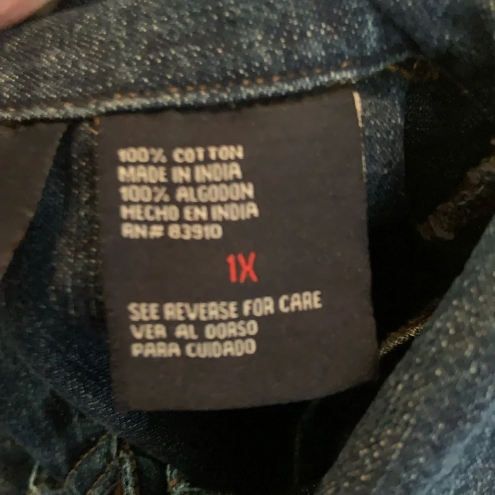 Vintage Bill Blass Jeanswear Woman’s Denim Chore Jacket Barn Coat 90’s Size 1X - Picture 7 of 16